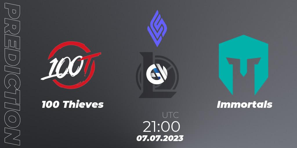 Cloud9 - Immortals: прогноз. 30.06.23, LoL, LCS Summer 2023 - Group Stage