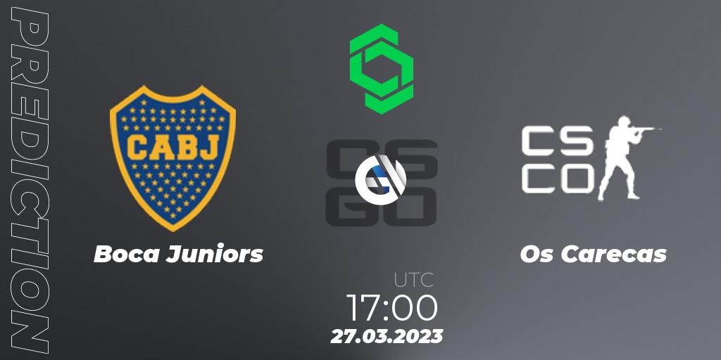 Boca Juniors - Os Carecas: прогноз. 27.03.2023 at 17:00, Counter-Strike (CS2), CCT South America Series #6