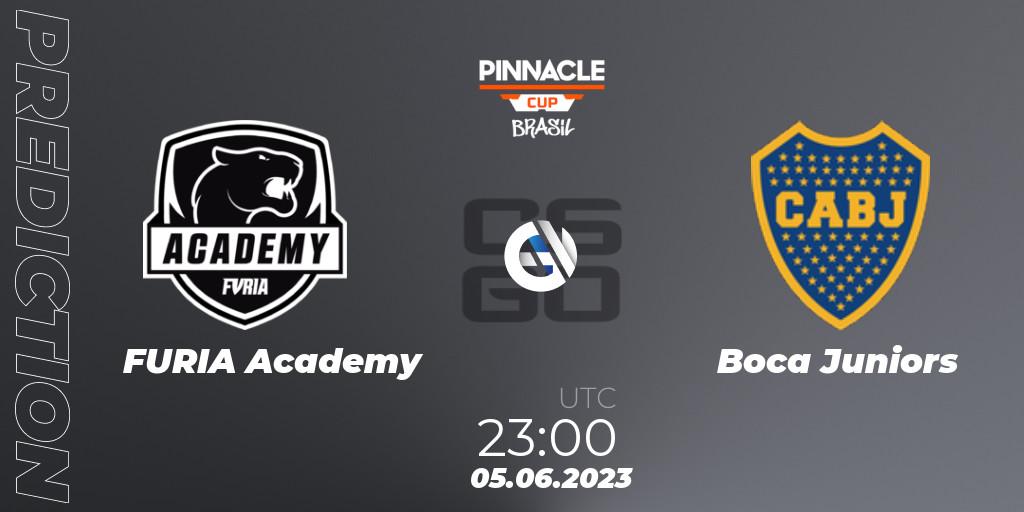 FURIA Academy - Boca Juniors: прогноз. 05.06.23, CS2 (CS:GO), Pinnacle Brazil Cup 1