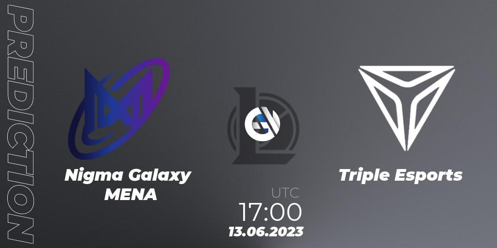 Nigma Galaxy MENA - Triple Esports: прогноз. 13.06.2023 at 20:00, LoL, Arabian League Summer 2023 - Group Stage