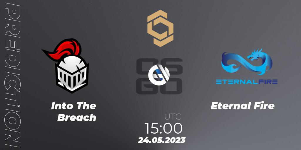 Into The Breach - Eternal Fire: прогноз. 24.05.2023 at 15:00, Counter-Strike (CS2), CCT South Europe Series #4