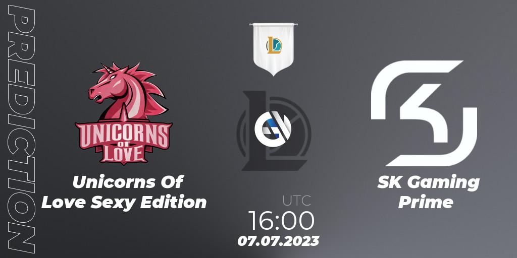 Unicorns Of Love Sexy Edition - SK Gaming Prime: прогноз. 07.07.23, LoL, Prime League Summer 2023 - Group Stage