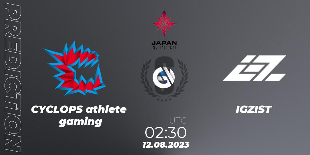 CYCLOPS athlete gaming - IGZIST: прогноз. 12.08.23, Rainbow Six, Japan Invitational - 2023