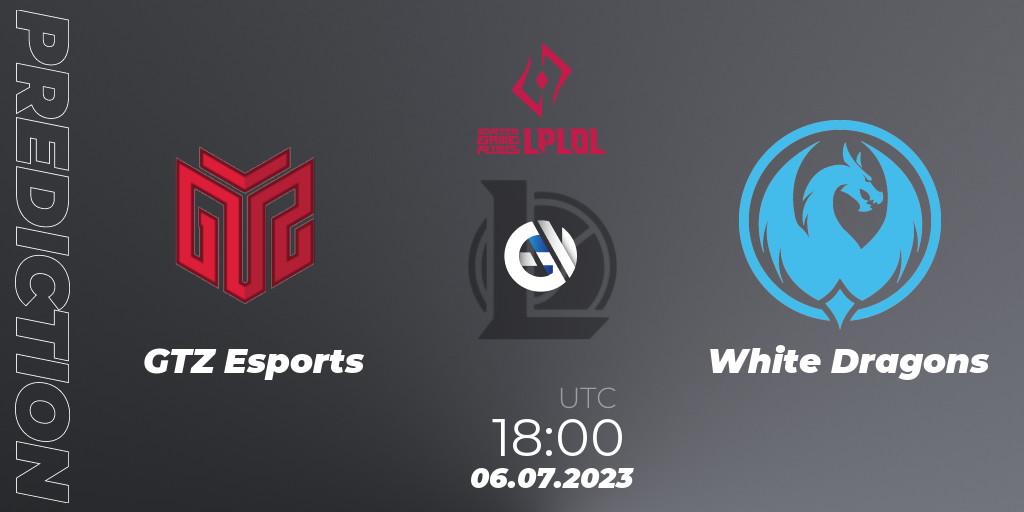 GTZ Esports - White Dragons: прогноз. 06.07.2023 at 18:00, LoL, LPLOL Split 2 2023 - Group Stage
