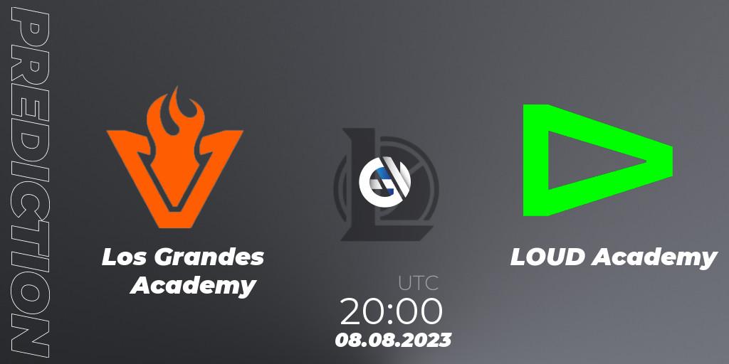 Los Grandes Academy - LOUD Academy: прогноз. 08.08.2023 at 20:00, LoL, CBLOL Academy Split 2 2023 - Group Stage