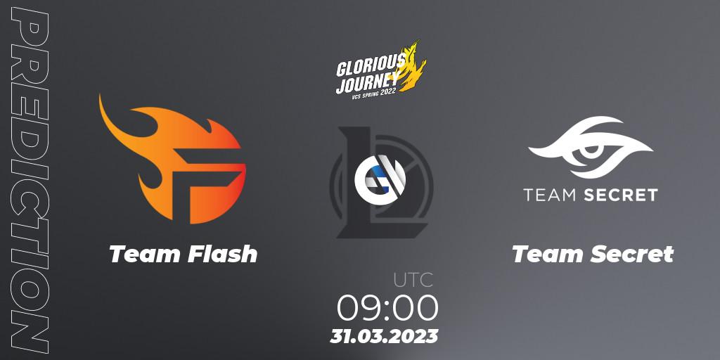Team Flash - Team Secret: прогноз. 31.03.2023 at 10:00, LoL, VCS Spring 2023 - Group Stage