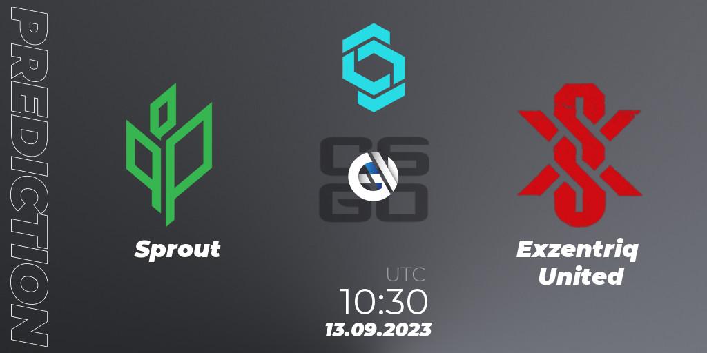 Sprout - Exzentriq United: прогноз. 13.09.2023 at 10:30, Counter-Strike (CS2), CCT North Europe Series #8: Closed Qualifier