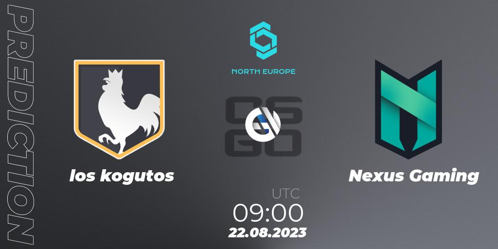 los kogutos - Nexus Gaming: прогноз. 22.08.2023 at 09:00, Counter-Strike (CS2), CCT North Europe Series #7