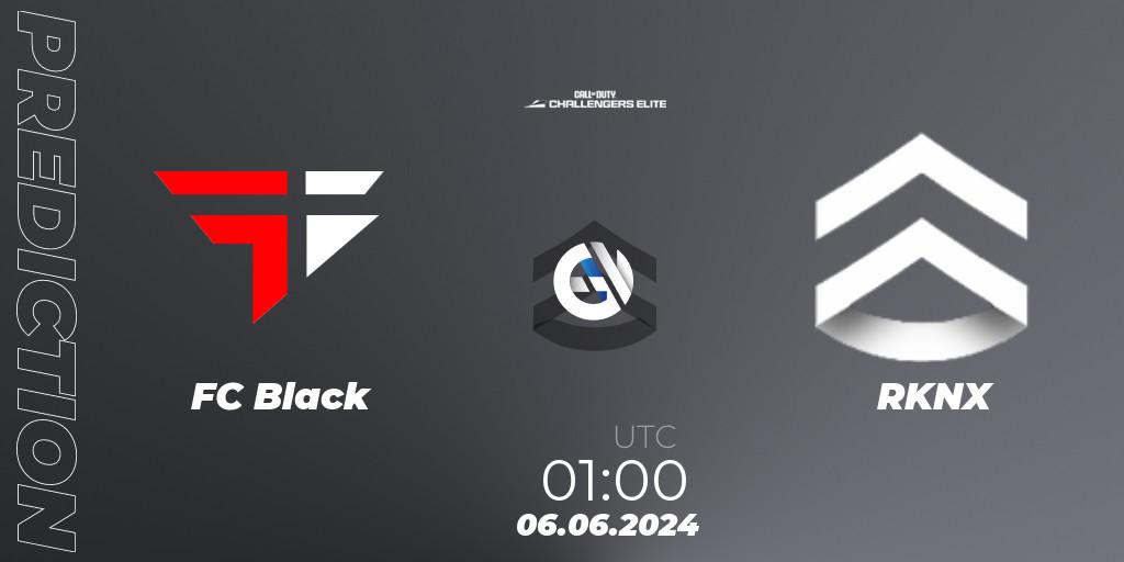 FC Black - RKNX: прогноз. 06.06.2024 at 00:00, Call of Duty, Call of Duty Challengers 2024 - Elite 3: NA