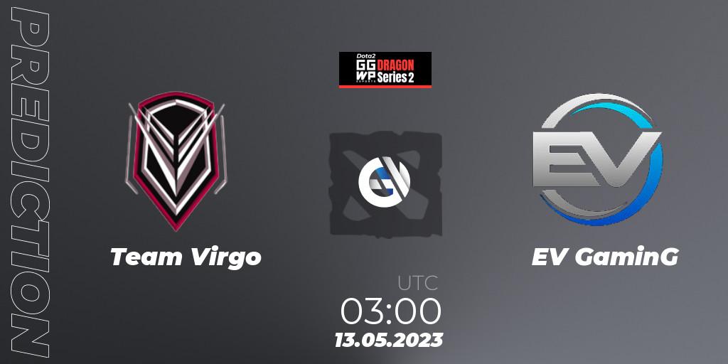 Team Virgo - EV GaminG: прогноз. 13.05.2023 at 03:04, Dota 2, GGWP Dragon Series 2