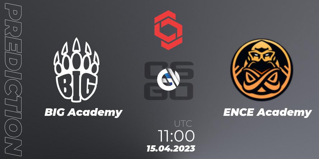 BIG Academy - ENCE Academy: прогноз. 15.04.2023 at 11:25, Counter-Strike (CS2), CCT Central Europe Series #6: Closed Qualifier