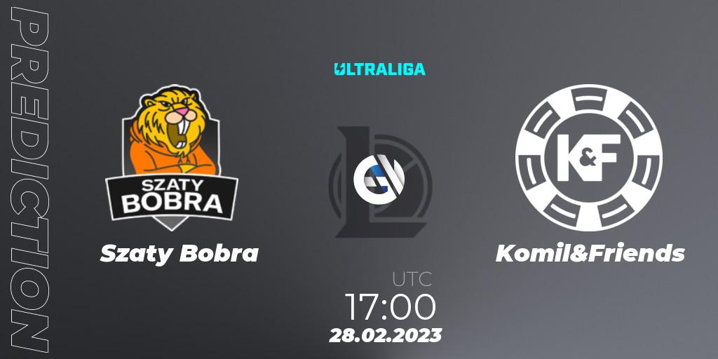 Szaty Bobra - Komil&Friends: прогноз. 22.02.2023 at 17:00, LoL, Ultraliga Season 9 - Group Stage