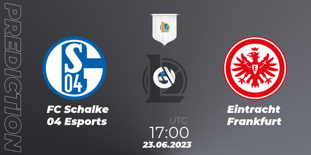 FC Schalke 04 Esports - Eintracht Frankfurt: прогноз. 23.06.23, LoL, Prime League Summer 2023 - Group Stage