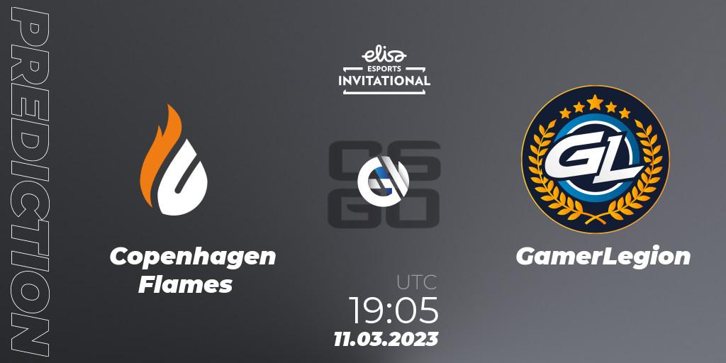 Copenhagen Flames - GamerLegion: прогноз. 11.03.23, CS2 (CS:GO), Elisa Invitational Winter 2023