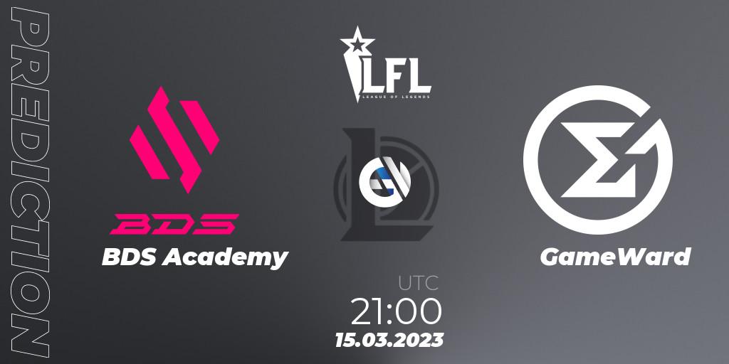 BDS Academy - GameWard: прогноз. 15.03.2023 at 21:00, LoL, LFL Spring 2023 - Group Stage