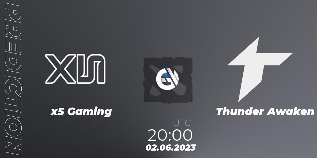 x5 Gaming - Thunder Awaken: прогноз. 02.06.23, Dota 2, 1XPLORE LATAM #4