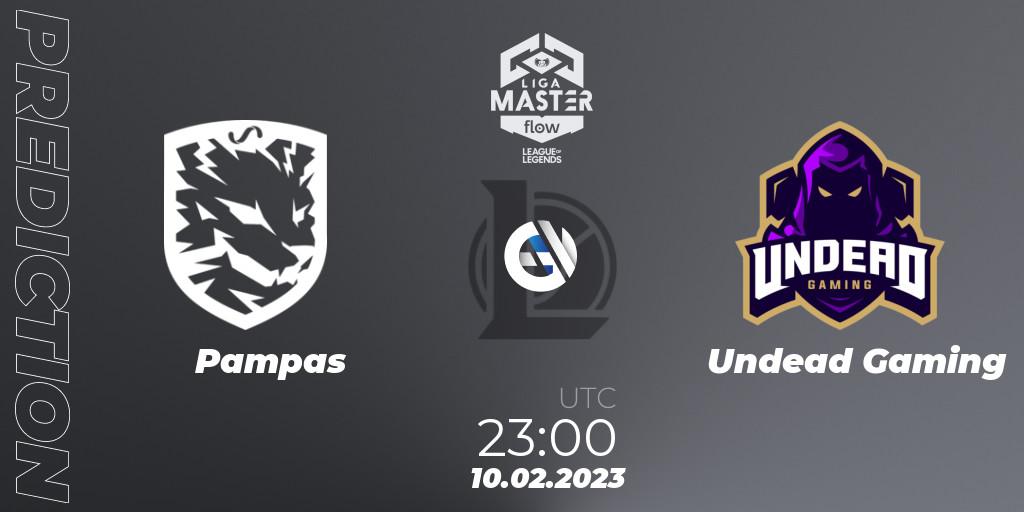 Pampas - Undead Gaming: прогноз. 10.02.23, LoL, Liga Master Opening 2023 - Group Stage