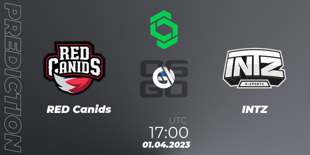 RED Canids - INTZ: прогноз. 01.04.2023 at 17:00, Counter-Strike (CS2), CCT South America Series #6