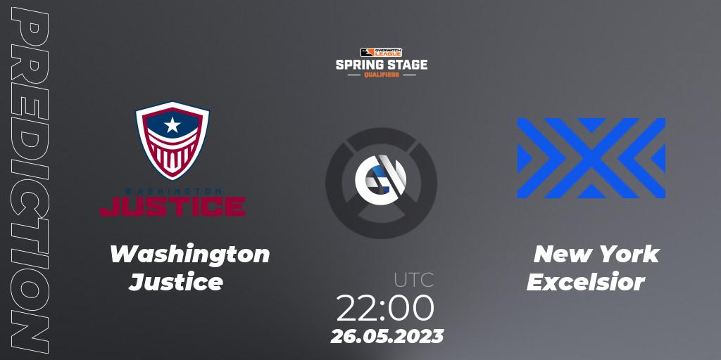 Washington Justice - New York Excelsior: прогноз. 26.05.23, Overwatch, OWL Stage Qualifiers Spring 2023 West