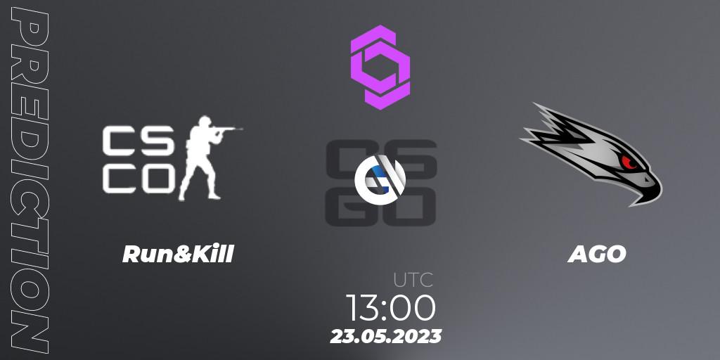 Run&Kill - AGO: прогноз. 23.05.2023 at 14:05, Counter-Strike (CS2), CCT West Europe Series 4