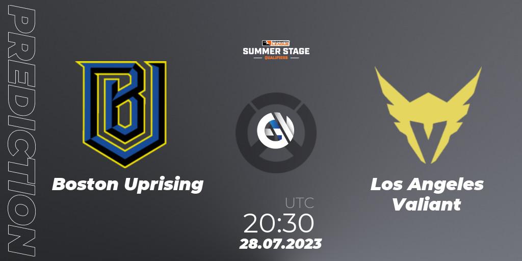 Boston Uprising - Los Angeles Valiant: прогноз. 28.07.23, Overwatch, Overwatch League 2023 - Summer Stage Qualifiers