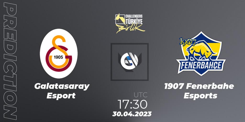 Galatasaray Esports - 1907 Fenerbahçe Esports: прогноз. 30.04.2023 at 16:30, VALORANT, VALORANT Challengers 2023 Turkey: Birlik Split 2