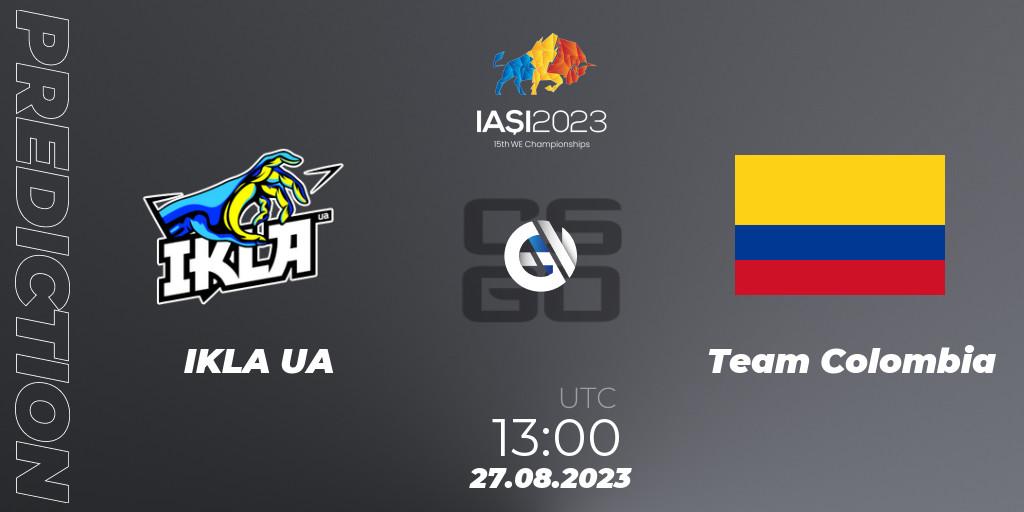 IKLA UA - Team Colombia: прогноз. 27.08.23, CS2 (CS:GO), IESF World Esports Championship 2023