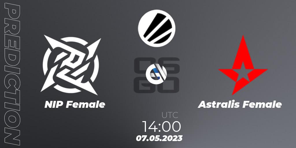 NIP Female - Astralis Female: прогноз. 07.05.2023 at 14:00, Counter-Strike (CS2), ESL Impact Spring 2023 Cash Cup 3 Europe