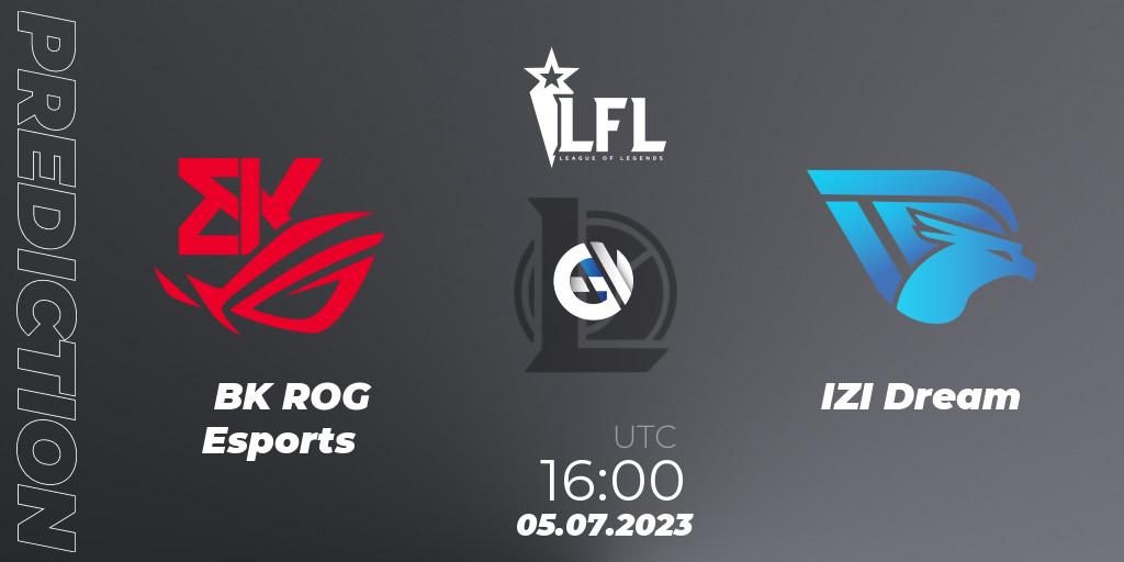 BK ROG Esports - IZI Dream: прогноз. 05.07.2023 at 16:00, LoL, LFL Summer 2023 - Group Stage