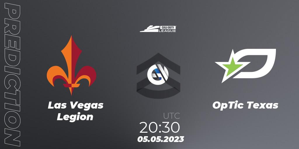Las Vegas Legion - OpTic Texas: прогноз. 05.05.2023 at 20:30, Call of Duty, Call of Duty League 2023: Stage 5 Major Qualifiers