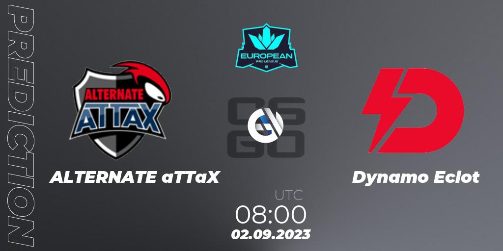 ALTERNATE aTTaX - Dynamo Eclot: прогноз. 02.09.2023 at 08:00, Counter-Strike (CS2), European Pro League Season 10