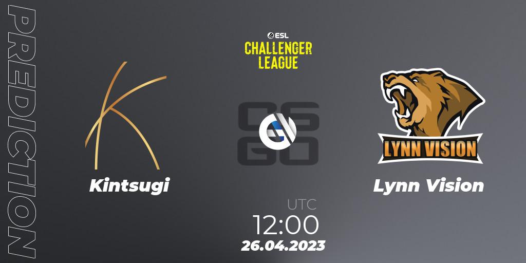 Kintsugi - Lynn Vision: прогноз. 26.04.23, CS2 (CS:GO), ESL Challenger League Season 45: Asia-Pacific