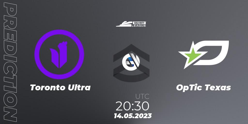 Toronto Ultra - OpTic Texas: прогноз. 14.05.2023 at 20:30, Call of Duty, Call of Duty League 2023: Stage 5 Major Qualifiers