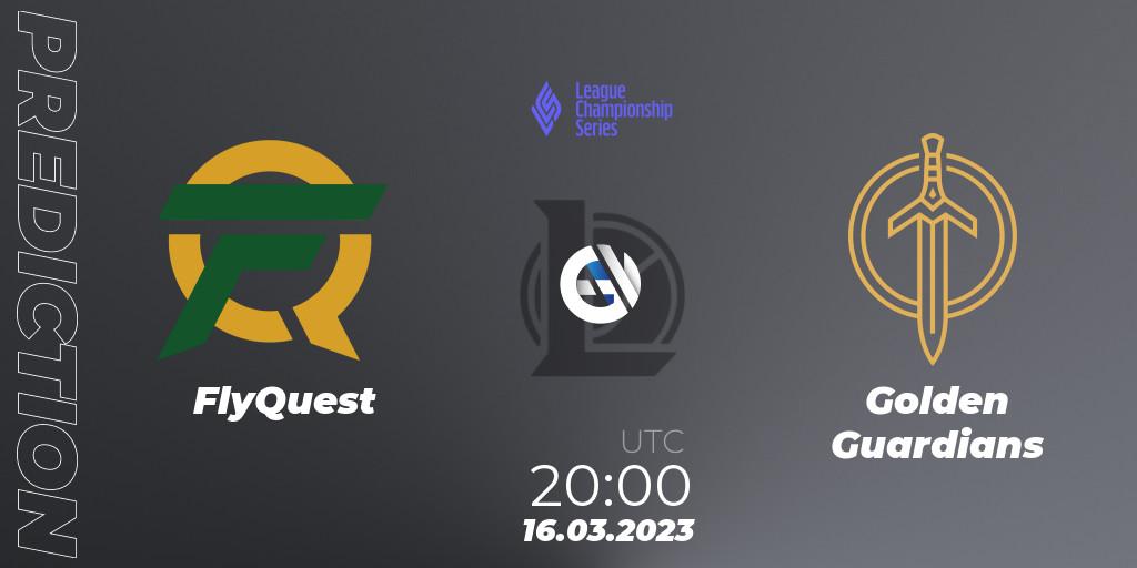 FlyQuest - Golden Guardians: прогноз. 17.03.2023 at 01:00, LoL, LCS Spring 2023 - Group Stage