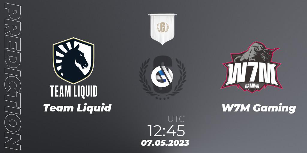 Team Liquid - W7M Gaming: прогноз. 07.05.2023 at 12:45, Rainbow Six, BLAST R6 Major Copenhagen 2023 Playoffs