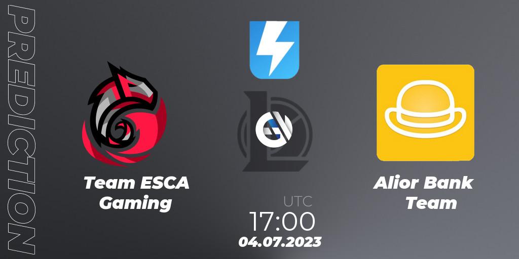 Team ESCA Gaming - Alior Bank Team: прогноз. 27.06.2023 at 16:00, LoL, Ultraliga Season 10 2023 Regular Season