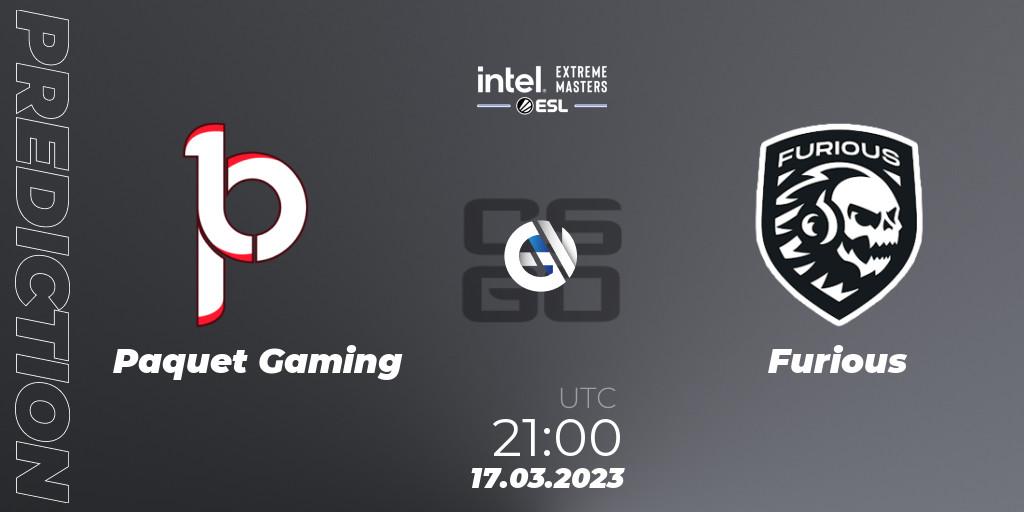 Paquetá Gaming - Furious: прогноз. 17.03.2023 at 21:10, Counter-Strike (CS2), IEM Dallas 2023 South America Open Qualifier 1