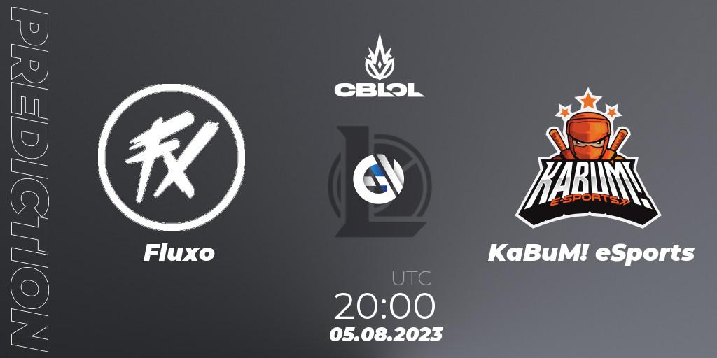 Fluxo - KaBuM! eSports: прогноз. 05.08.2023 at 20:00, LoL, CBLOL Split 2 2023 Regular Season