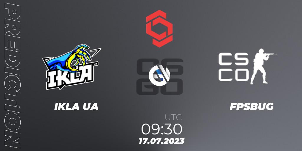 IKLA UA - FPSBUG: прогноз. 17.07.2023 at 09:30, Counter-Strike (CS2), CCT Central Europe Series #7: Closed Qualifier