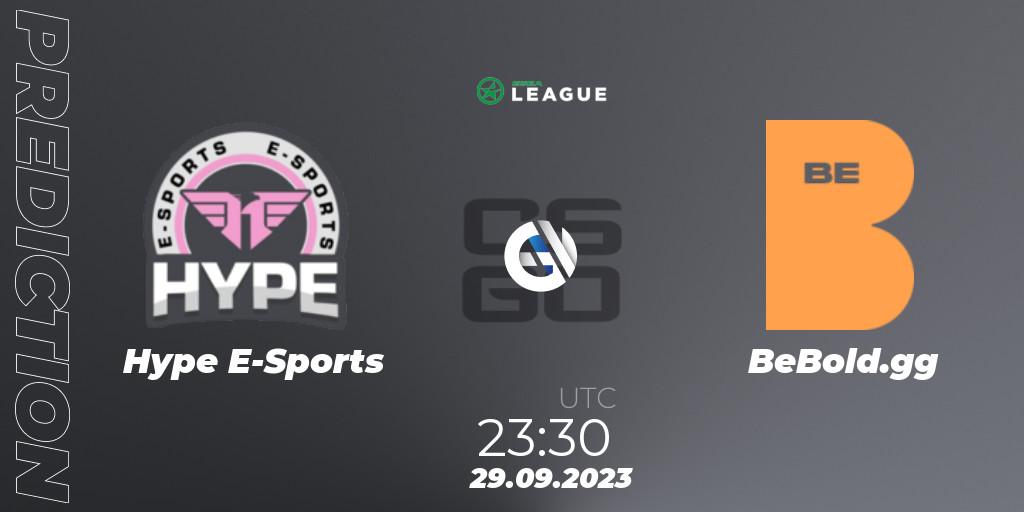 Hype E-Sports - BeBold.gg: прогноз. 29.09.2023 at 23:30, Counter-Strike (CS2), ESEA Season 46: Open Division - South America