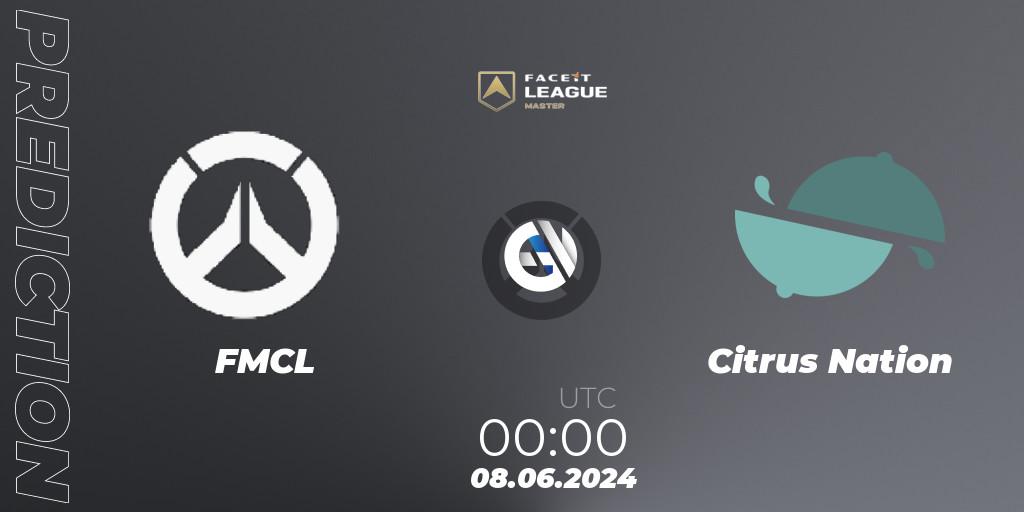 FMCL - Citrus Nation: прогноз. 08.06.2024 at 00:00, Overwatch, FACEIT League Season 1 - NA Master Road to EWC