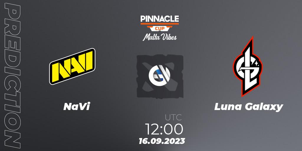 NaVi - Luna Galaxy: прогноз. 16.09.2023 at 12:00, Dota 2, Pinnacle Cup: Malta Vibes #3