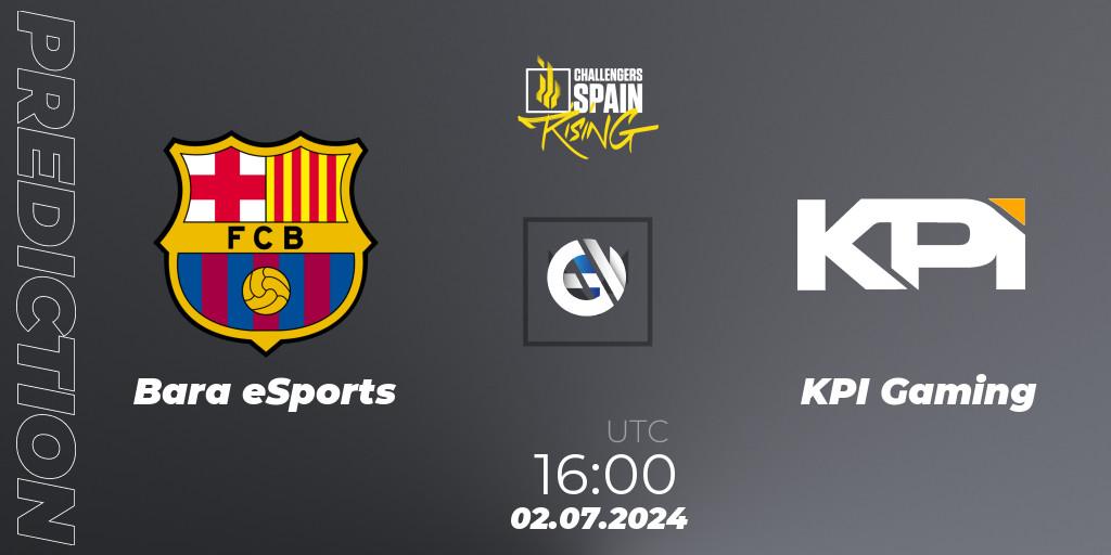 Barça eSports - KPI Gaming: прогноз. 02.07.2024 at 16:00, VALORANT, VALORANT Challengers 2024 Spain: Rising Split 2