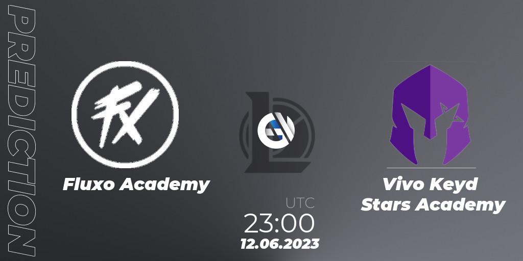 Fluxo Academy - Vivo Keyd Stars Academy: прогноз. 12.06.23, LoL, CBLOL Academy Split 2 2023 - Group Stage