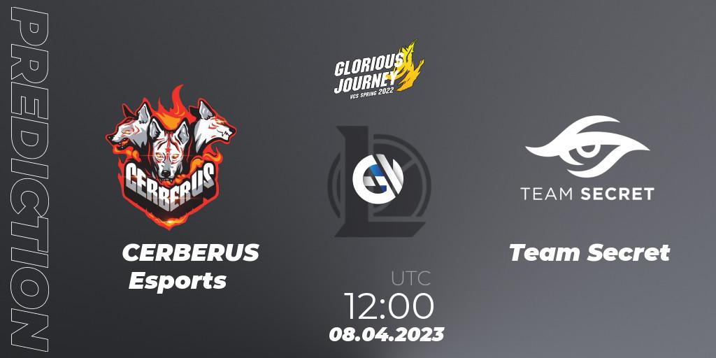 CERBERUS Esports - Team Secret: прогноз. 08.04.2023 at 12:00, LoL, VCS Spring 2023 - Group Stage