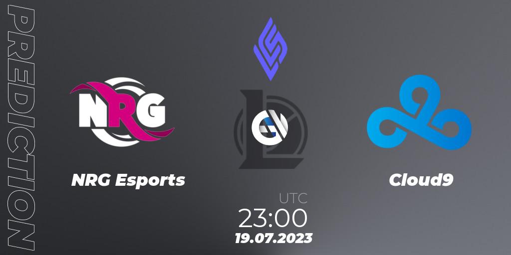 NRG Esports - Cloud9: прогноз. 20.07.2023 at 00:00, LoL, LCS Summer 2023 - Group Stage
