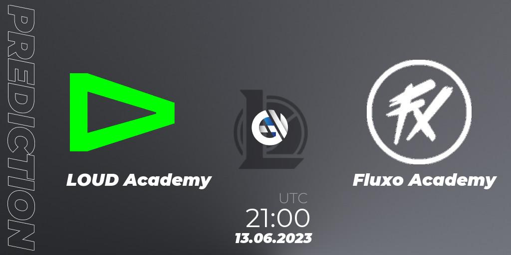 LOUD Academy - Fluxo Academy: прогноз. 13.06.23, LoL, CBLOL Academy Split 2 2023 - Group Stage