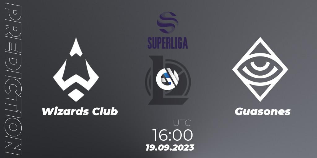 Wizards Club - Guasones: прогноз. 18.09.23, LoL, LVP SuperLiga 2024 - Promotion