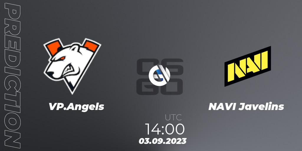 VP.Angels - NAVI Javelins: прогноз. 03.09.2023 at 14:00, Counter-Strike (CS2), ESL Impact Summer 2023 Cash Cup 5 Europe