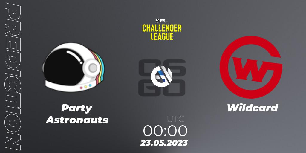 Party Astronauts - Wildcard: прогноз. 23.05.2023 at 00:00, Counter-Strike (CS2), ESL Challenger League Season 45: North America